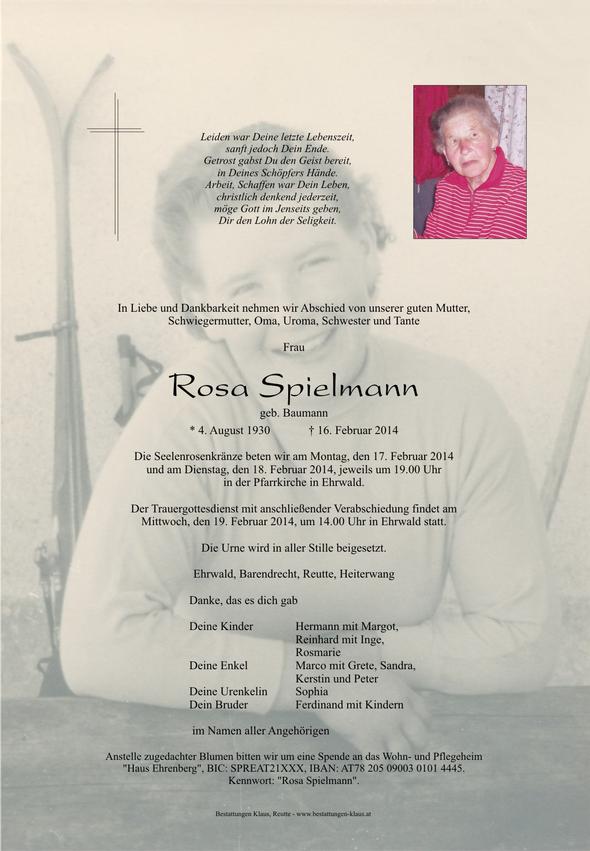 Rosa Spielmann
